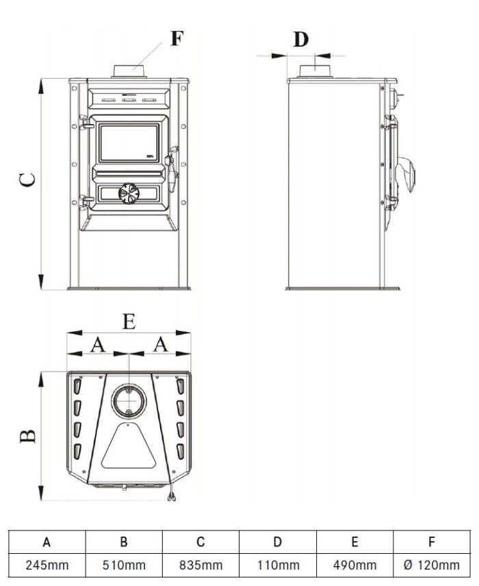 Kaminofen Leopold 7kW – Image 5